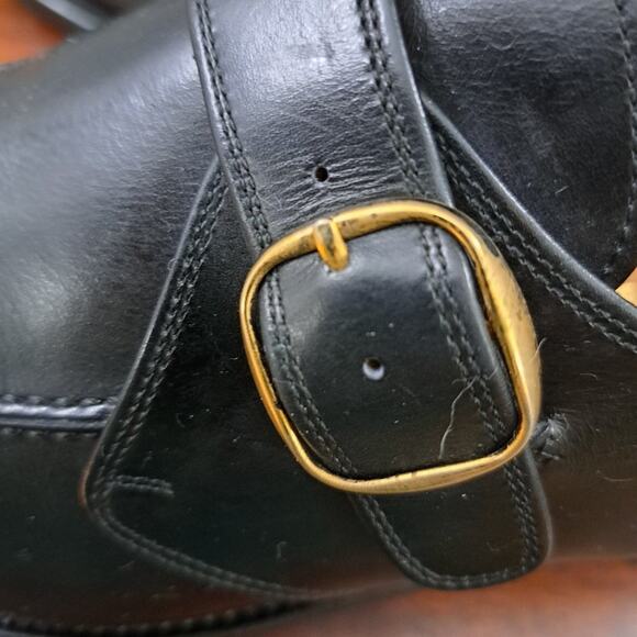 Scotch Grain Hirokawa Leather Oxfords Black 2850 Made In Japan Sz 24.5 - Picture 10 of 13